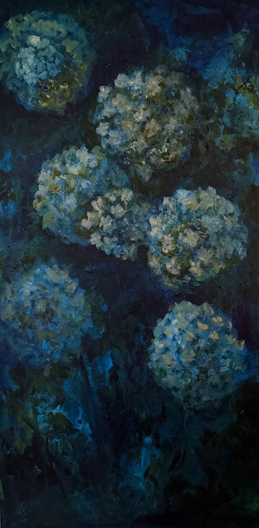 Blue Hydrangeo